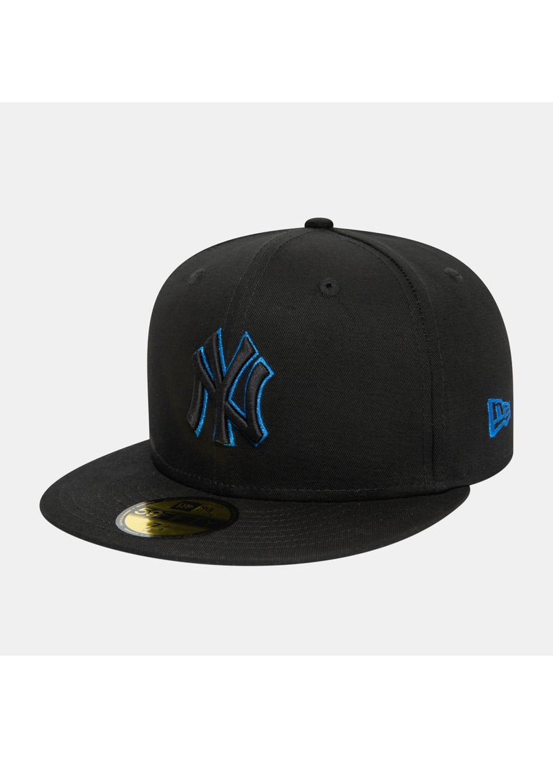 Men's MLB New York Yankees Metallic Outline 59FIFTY Cap