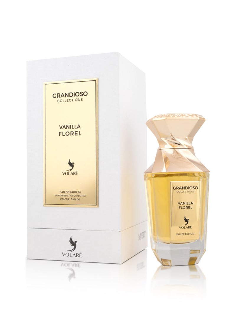 Vanilla Florel, Grandioso Collection, Eau de Parfum - Rich Creamy Vanilla Scent | 100ml