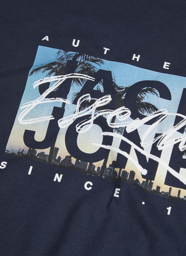 JJCOLTON PHOTOPRINT TEE SS CREW NECK