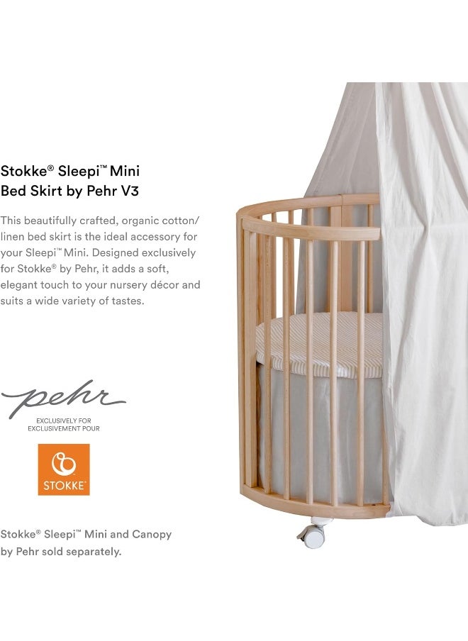 Stokke SLEEPI Mini Bed Skirt Pehr V3 Grey