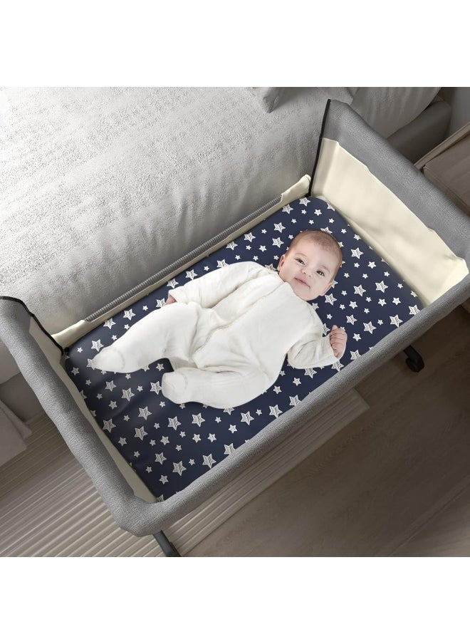 Moonsea Bassinet Sheets for Baby Boys Girls 4 Pack(33