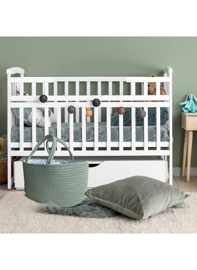 KiddyCare Baby Diaper Caddy Organizer Green Regular Size