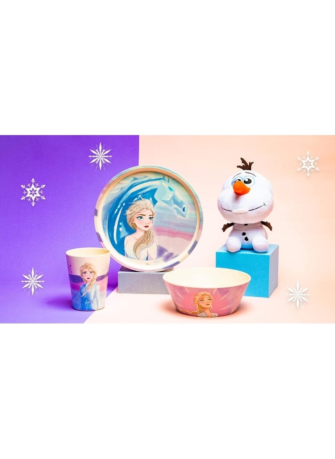 Zak Designs Disney Frozen 2 Kids Dinnerware Set 3 Pieces