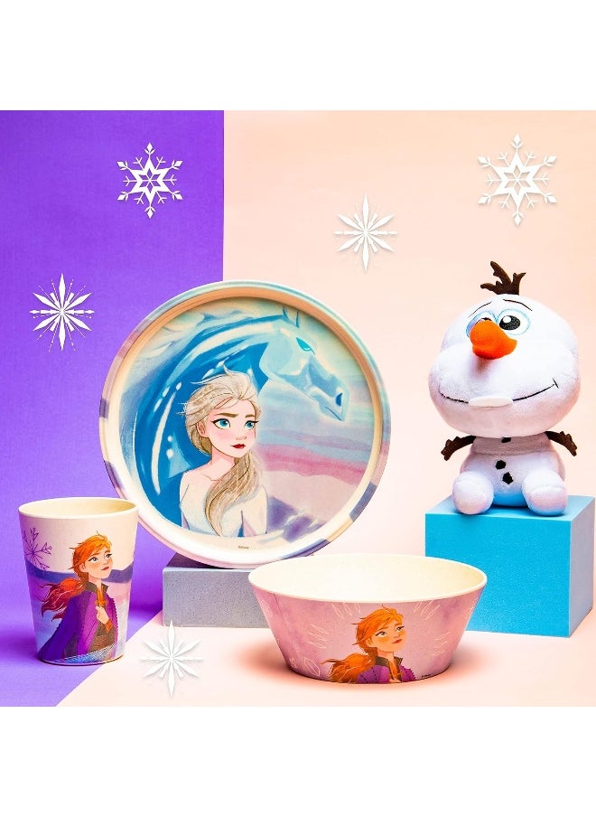 Zak Designs Disney Frozen 2 Kids Dinnerware Set 3 Pieces