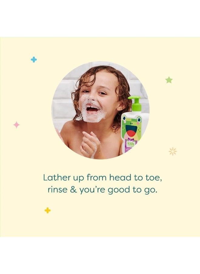 Babyganics KidsFoaming Body Wash, Cupcake, Tear-Free, 14 Fl Oz (Pack of 2)