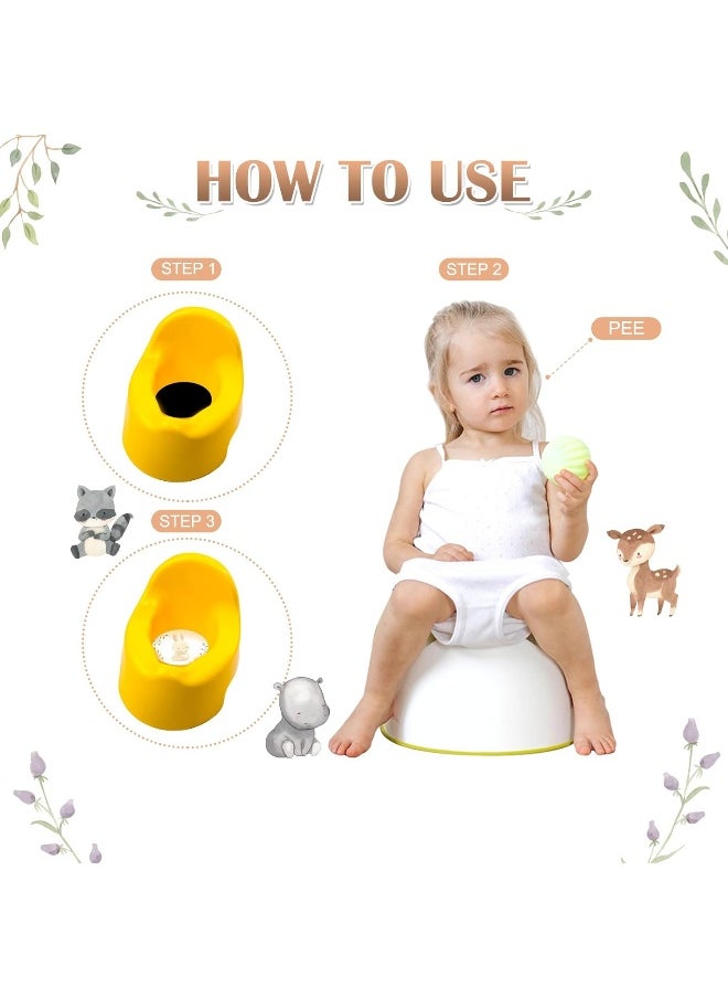 Geyee 24 Pcs Potty Training Stickers Potty Stickers Reusable Potty Training Reveal Stickers Potty Training Seat Stickers Color Changing Sticker Toilet Targets for Potty Training (Woodland Animal)