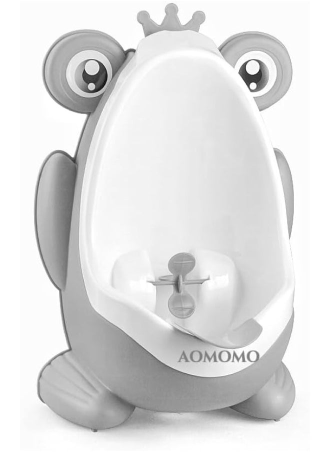 Urinal Potty Training for Boys with Frog Funny Aiming Target (Grey)