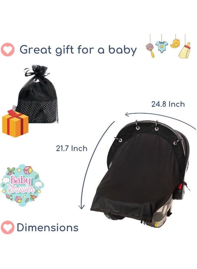 IntiMom Sun Shade for Stroller and Infant Car Seat