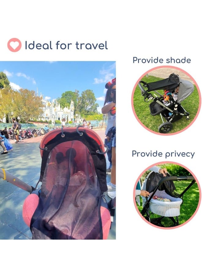 IntiMom Sun Shade for Stroller and Infant Car Seat