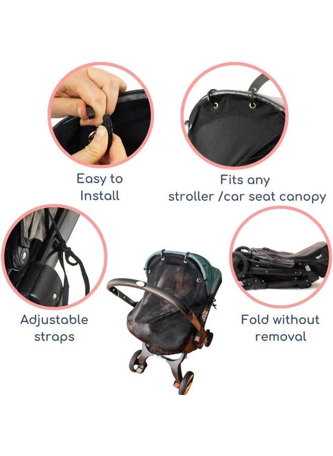 IntiMom Sun Shade for Stroller and Infant Car Seat