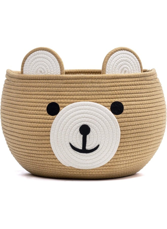 CherryNow Cotton Rope Basket Baby Gift Basket for Newborn