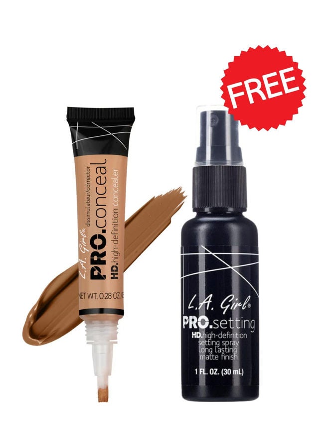 HD Pro.Conceal with free Pro.setting Setting Spray GC984 Toffee