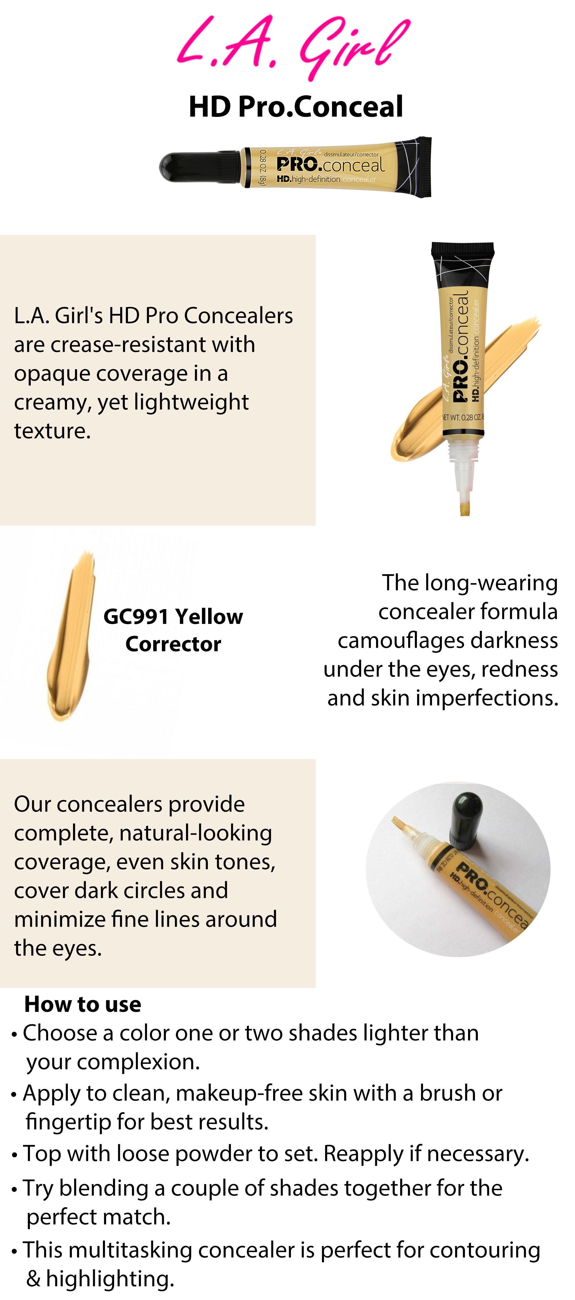 Pro.Conceal HD Concealer Yellow