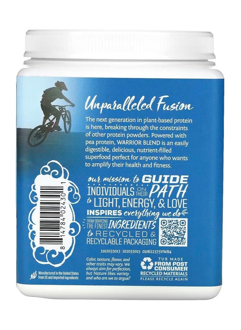 Sunwarrior Warrior Blend Organic Plant-Based Protein Powder Vanilla – Vegan, Keto-Friendly, 375g