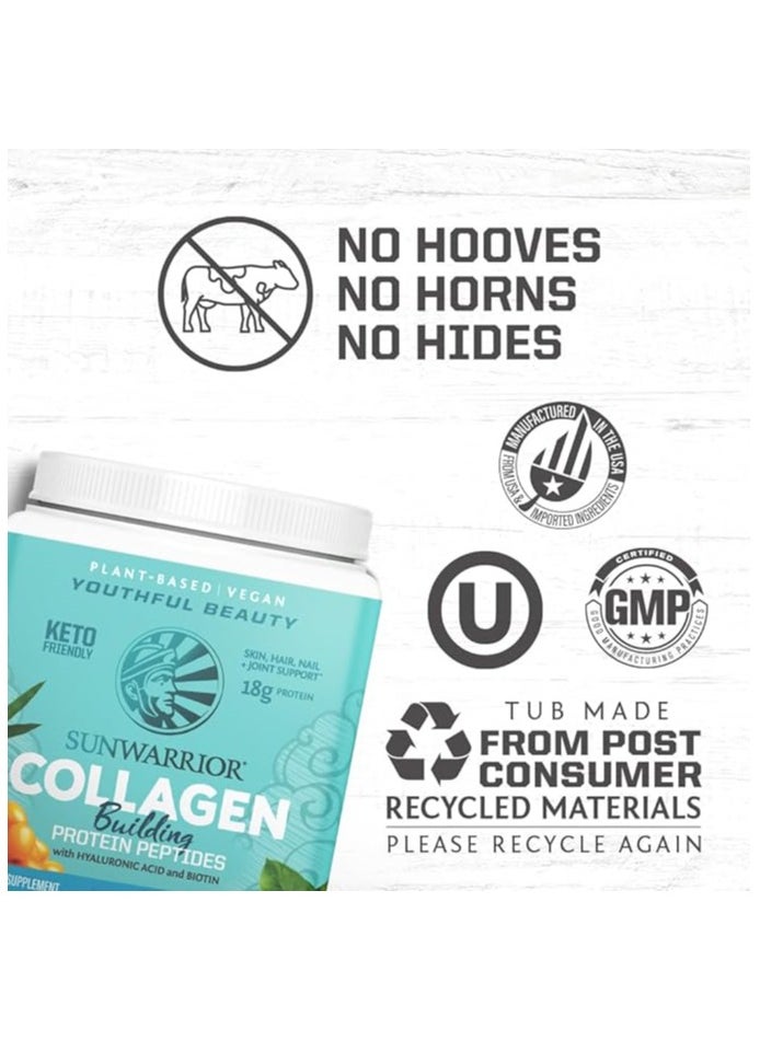 Sunwarrior Collagen Building Protein Peptides – Plant-Based, Unflavoured, 500g