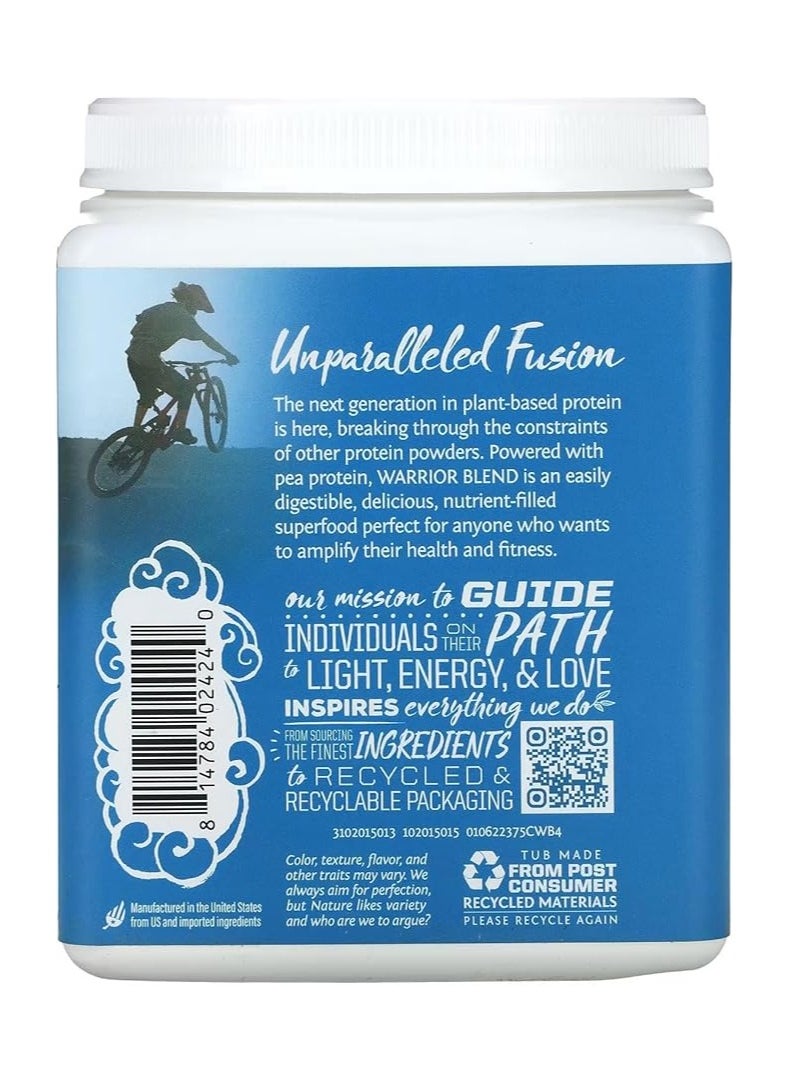 Sunwarrior Warrior Blend Organic Plant-Based Protein Powder Chocolate – Vegan, Keto-Friendly, 375g