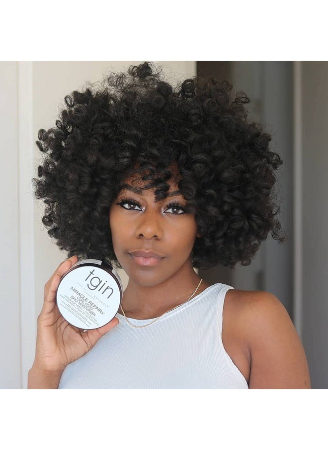 tgin Miracle RepaiRx Curl Food Daily Moisturizer for Curly, Coily and Wavy Hair, Moisturizing Curl Cream for Dry, Damaged Hair, 12 oz