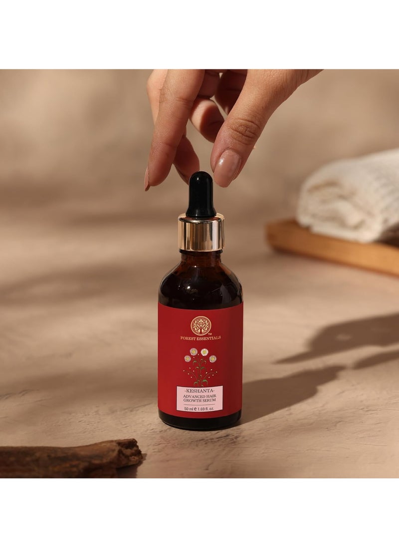 Keshanta Advanced Hair Growth Serum | Ayurvedic Serum To Reduce Hair Loss | Natural Hair Growth Oil | Ayurvedic Scalp Serum, 50 ml