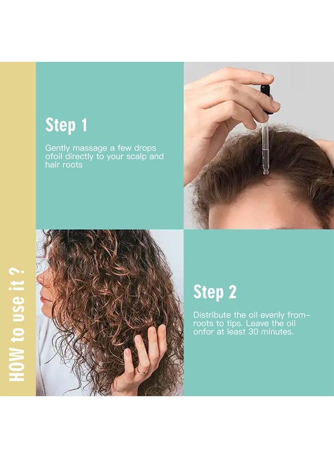 Thrive Hair Oil To Help Stimulate New Hair Growth And Strengthen Hair Folicles Improve Frizz Nourish And Repair Hair 60ML