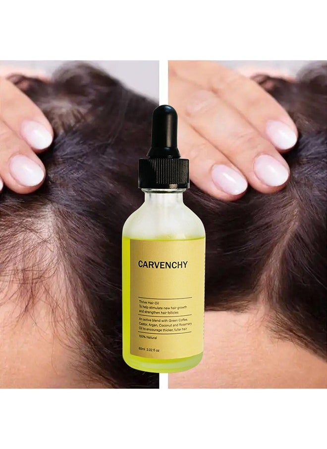Thrive Hair Oil To Help Stimulate New Hair Growth And Strengthen Hair Folicles Improve Frizz Nourish And Repair Hair 60ML