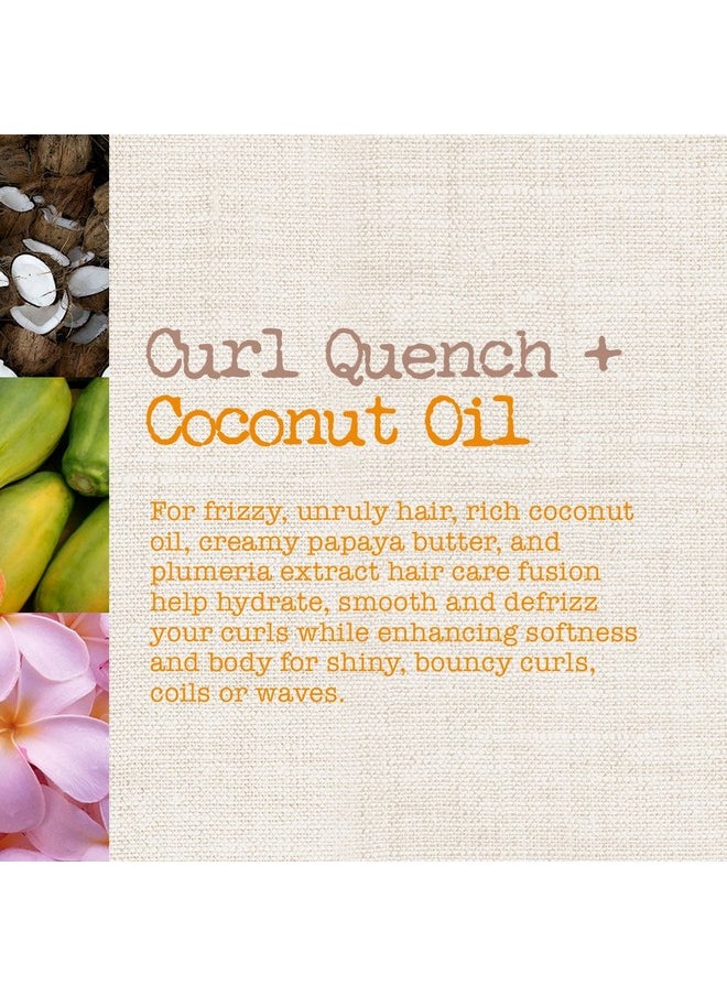 Maui Moisture Curl Quench + Coconut Oil Anti-Frizz Curl-Defining Hair Milk to Hydrate and Detangle Tight Curly Hair, Softening Leave-In Treatment, Vegan, Silicone & Paraben-Free, 8 fl oz