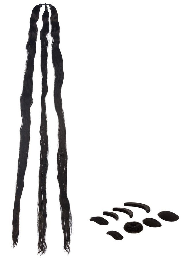 CHANDERKASH Hair Styling Hair Accessories With Parandi For Lori Festive (Pack Of 9)_Hair Acessories
