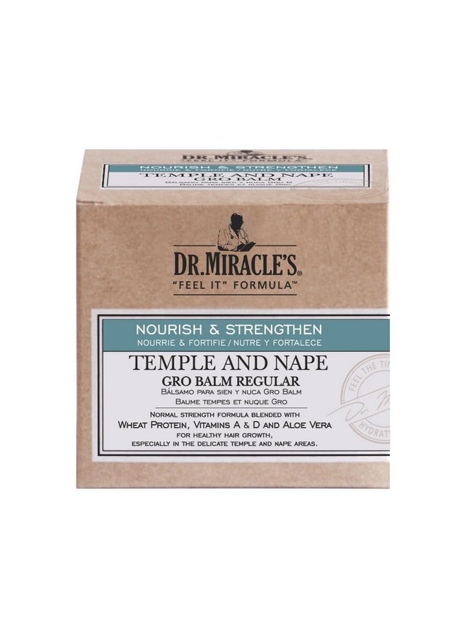 Dr. Miracle's Temple and Nape Gro Balm, 4 oz (Bundle of 3)