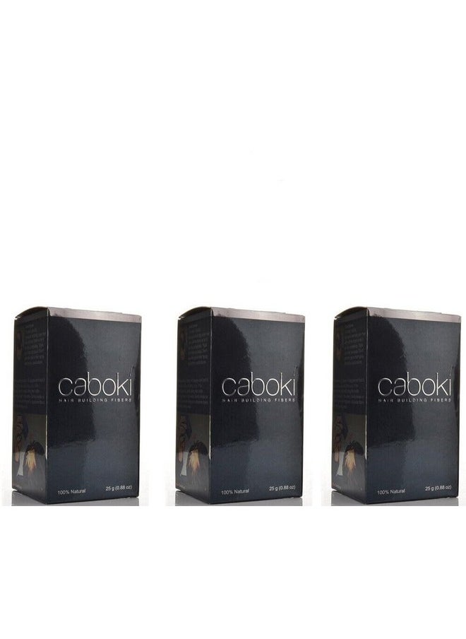 Osking Hair Building Fiber, Concealer Refill Use For Regrowth & all other Hair Fiber etc. Black 25+25+25= 75 g Pack of 3
