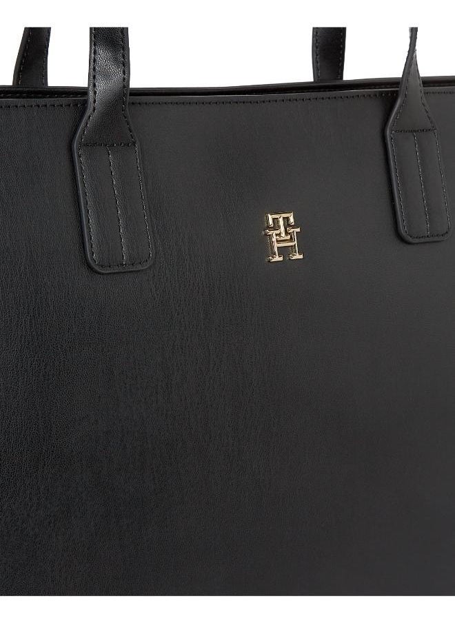 Logo Detail Zip Over Tote