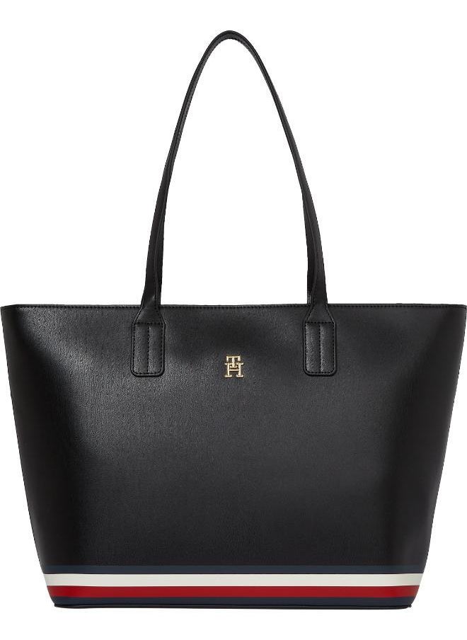 Logo Detail Zip Over Tote