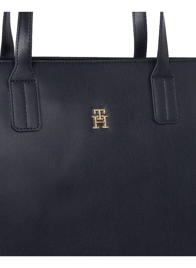 Logo Detail Zip Over Tote