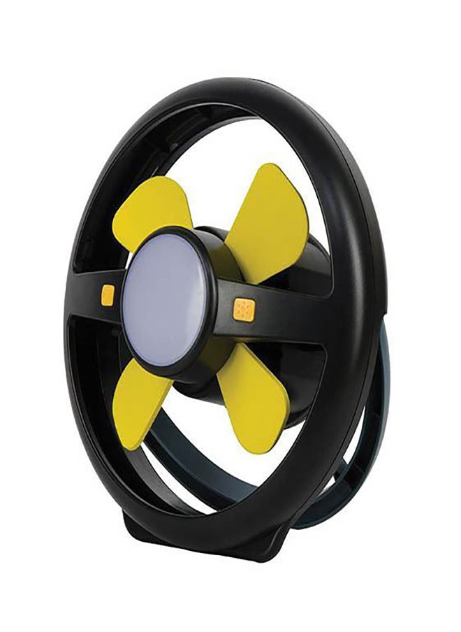 Portable Fan And Light Rechargeable