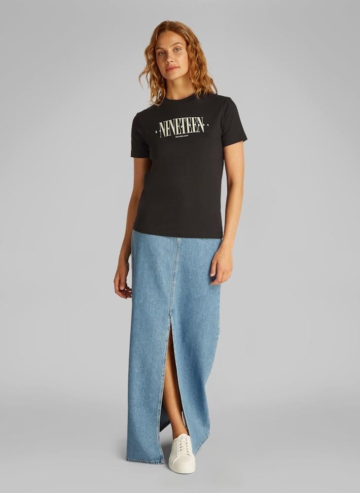 Graphic Crew Neck T-Shirt