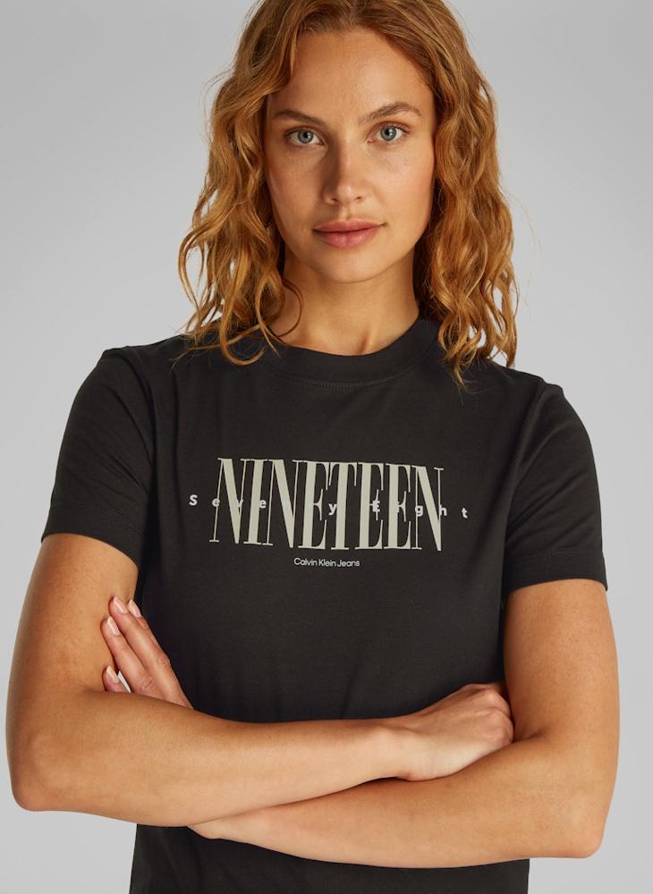 Graphic Crew Neck T-Shirt