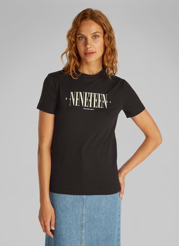 Graphic Crew Neck T-Shirt