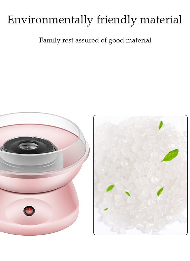 Mini electric cotton candy machine, portable cotton candy DIY machine, household non stick children's cotton candy machine, high temperature resistance, suitable for family gatherings and celebrations, 25 * 18cm