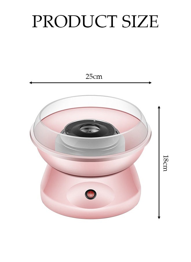 Mini electric cotton candy machine, portable cotton candy DIY machine, household non stick children's cotton candy machine, high temperature resistance, suitable for family gatherings and celebrations, 25 * 18cm