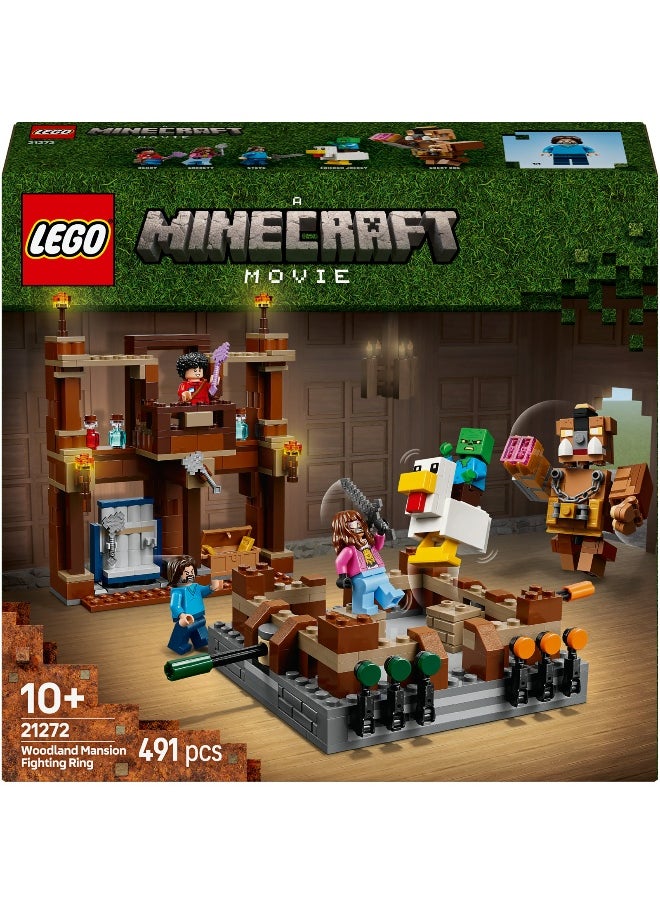 LEGO Minecraft Woodland Mansion Fighting Ring 21272 Building Set (491 Pieces)