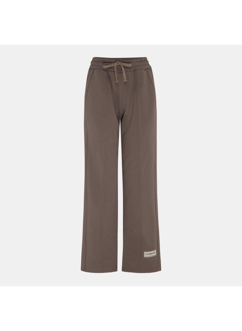 Women's Slit Wide-Leg Joggers