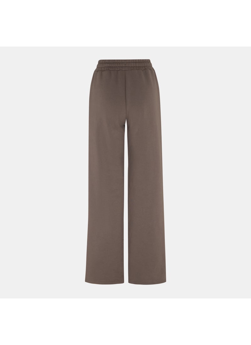 Women's Slit Wide-Leg Joggers