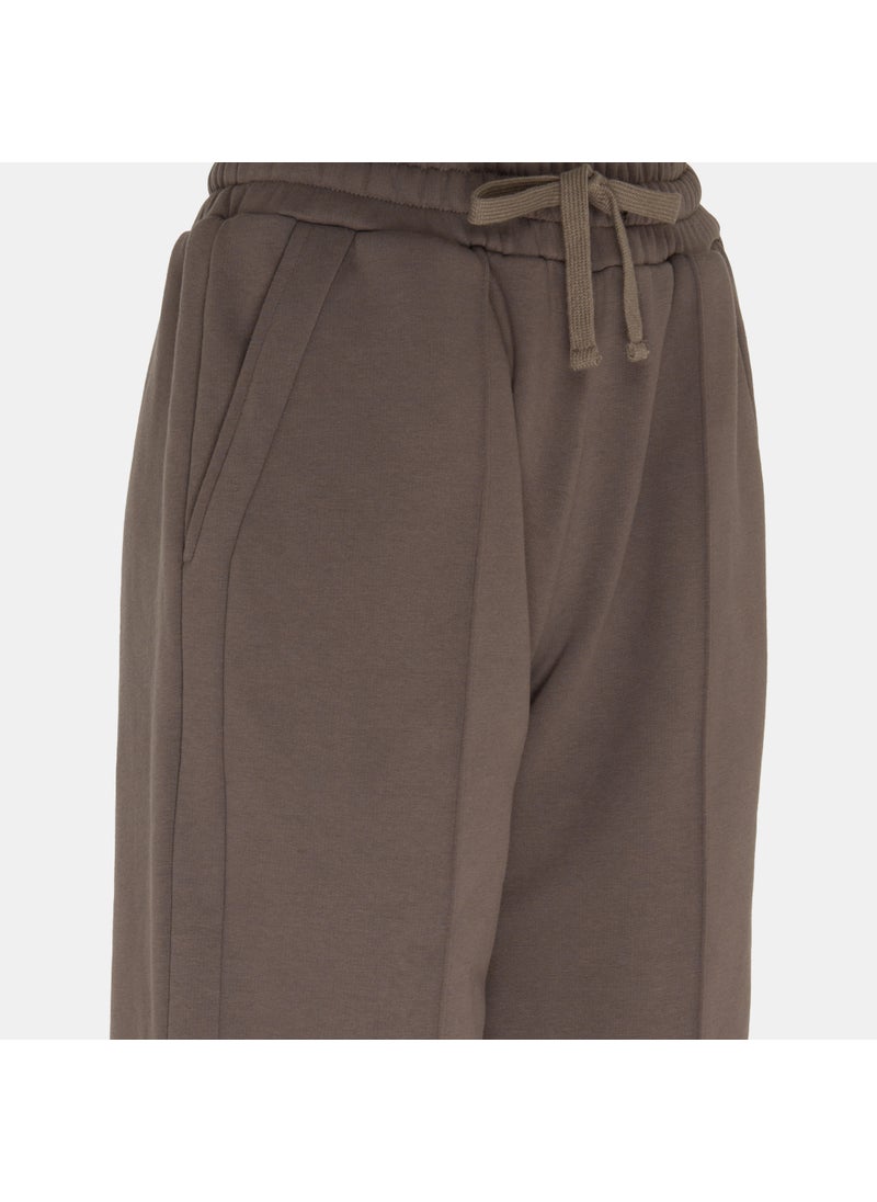 Women's Slit Wide-Leg Joggers