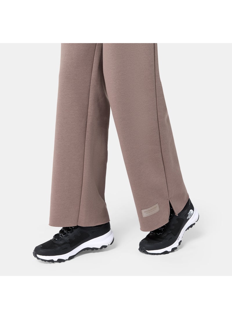 Women's Raw Edge Wide Leg Pants