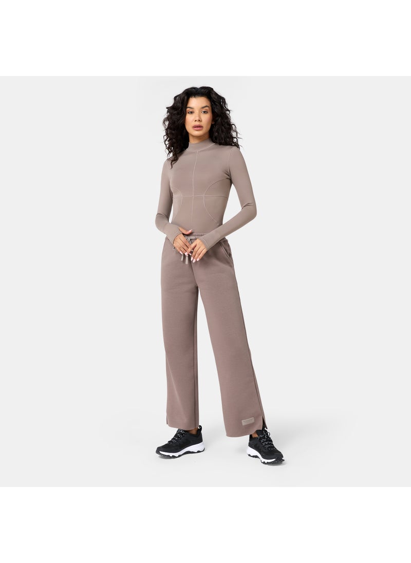 Women's Raw Edge Wide Leg Pants