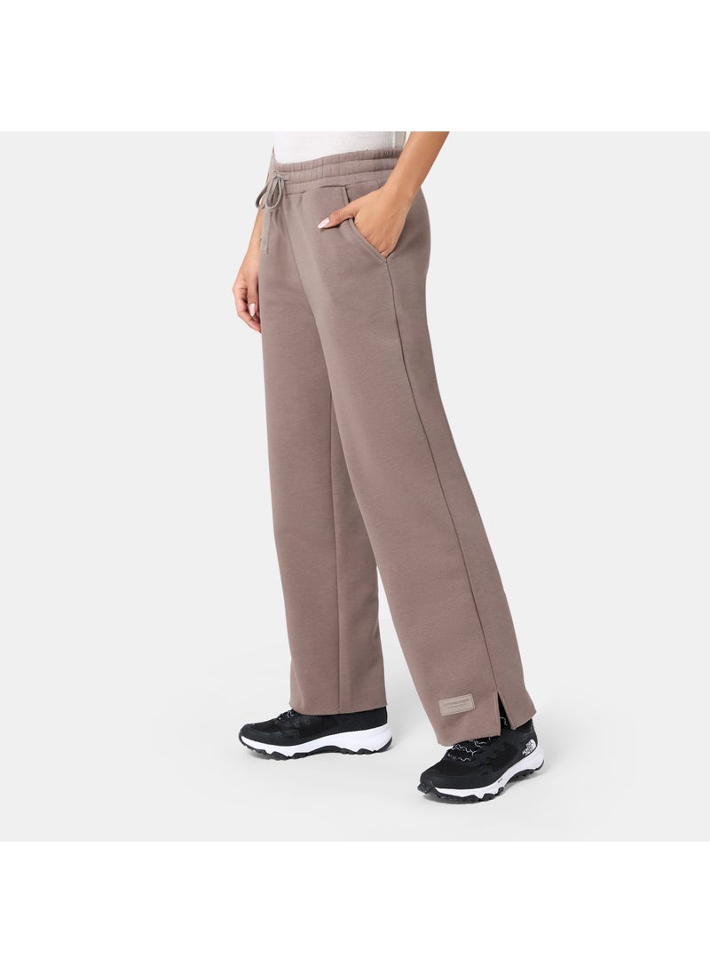 Women's Raw Edge Wide Leg Pants