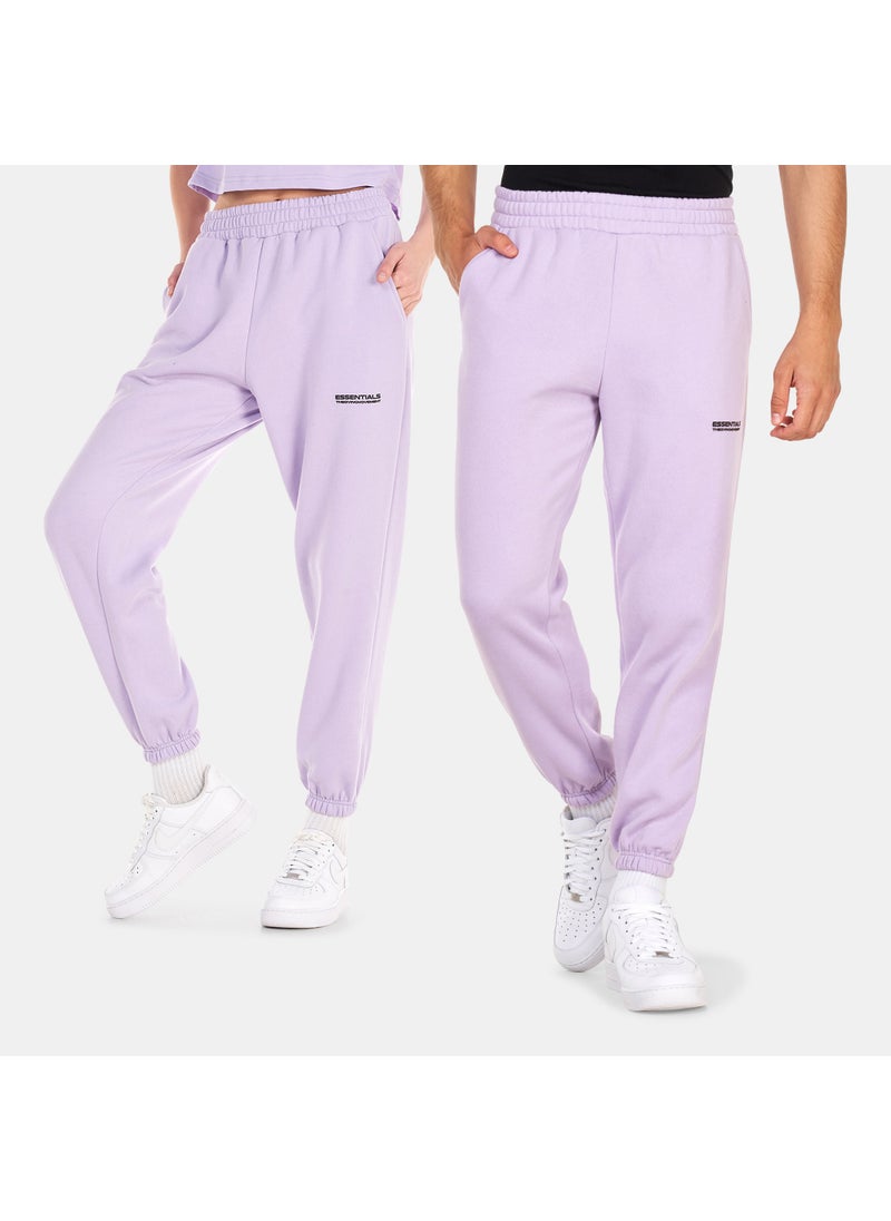 Printed Organic Fleece Joggers
