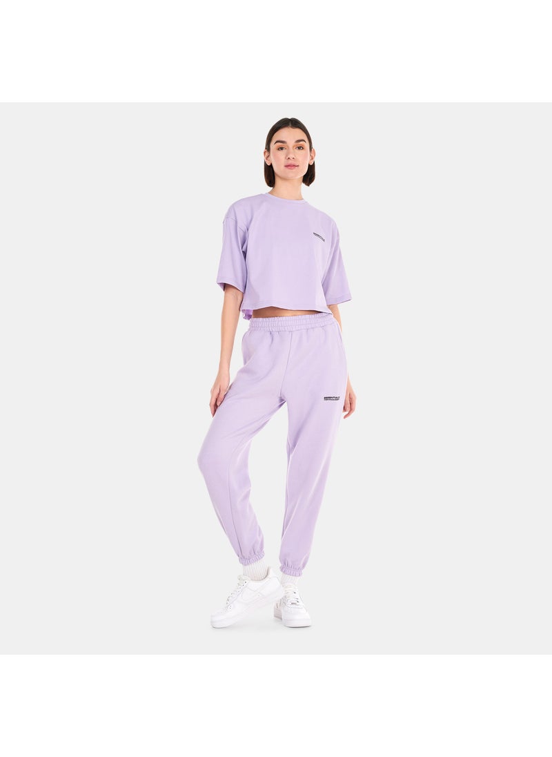 Printed Organic Fleece Joggers