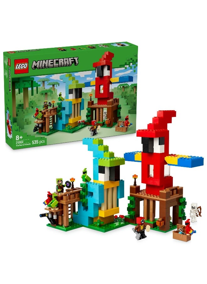 LEGO Minecraft The Parrot Houses 21282 Building Set (535 Pieces)