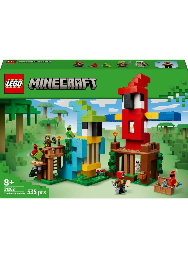 LEGO Minecraft The Parrot Houses 21282 Building Set (535 Pieces)