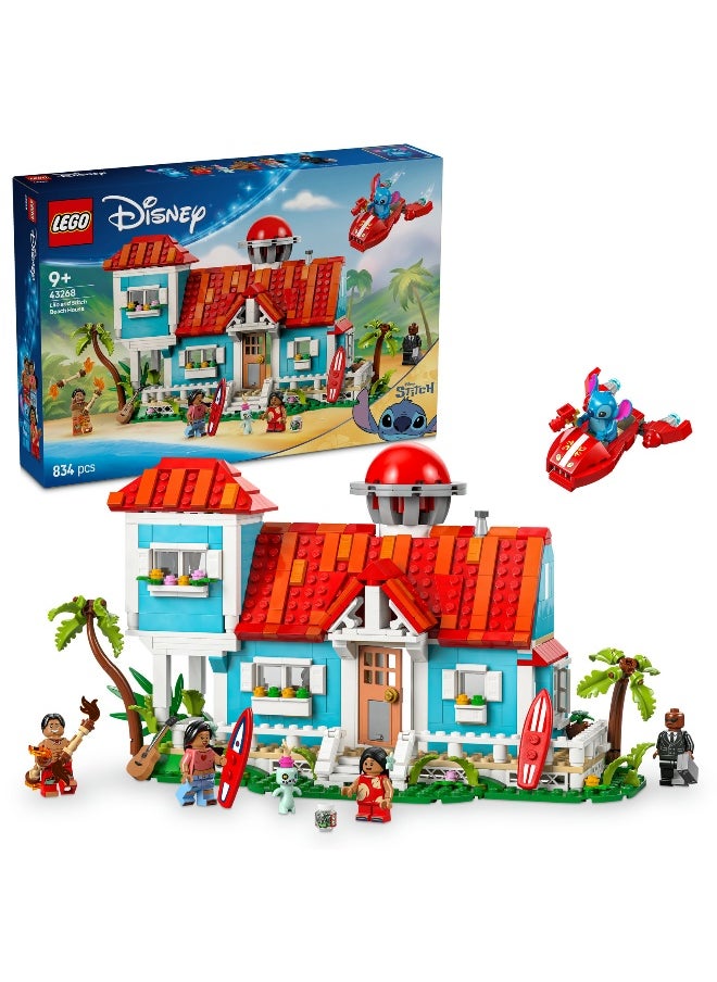 LEGO Disney Lilo and Stitch Beach House 43268 Building Set (834 Pieces)
