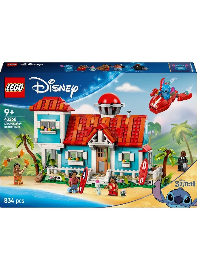 LEGO Disney Lilo and Stitch Beach House 43268 Building Set (834 Pieces)